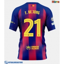 Fotballdrakt Herre Barcelona Frenkie de Jong #21 Hjemmedrakt 2025-26 Kortermet
